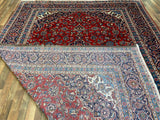 Persian Rug Hand Knotted Oriental Rug Very Fine Persian Kashan 9'5x12'10