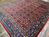Persian Rug Hand Knotted Oriental Rug Very Fine Persian Kashan 9'9x12'10