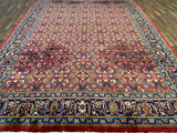 Persian Rug Hand Knotted Oriental Rug Very Fine Persian Kashan 9'9x12'10