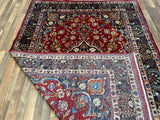 Persian Rug Hand Knotted Oriental Rug Very Fine Persian Kashan 9'9x6'8