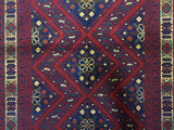 Afghan Rug Hand Knotted Oriental Rug Khal Mohammadi Afghan Area Rug 3'3X4'11