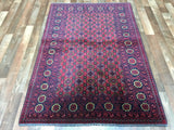 Afghan Rug Hand Knotted Oriental Rug Khal Mohammadi Afghan Area Rug 3'4X4'11