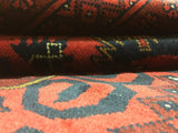 Afghan Rug Hand Knotted Oriental Rug Khal Mohammadi Afghan Area Rug 3'4X4'11