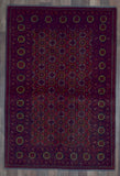 Afghan Rug Hand Knotted Oriental Rug Khal Mohammadi Afghan Area Rug 3'4X4'11