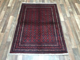 Afghan Rug Hand Knotted Oriental Rug Khal Mohammadi Afghan Area Rug 3'5x4'11