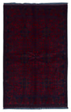Afghan Rug Hand Knotted Oriental Rug Khal Mohammadi Afghan Area Rug 4'1X6'5
