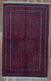 Afghan Rug Hand Knotted Oriental Rug Khal Mohammadi Afghan Area Rug 4'1X6'7
