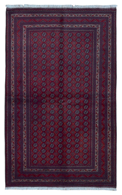 Afghan Rug Hand Knotted Oriental Rug Khal Mohammadi Afghan Area Rug 4'1X6'7