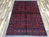 Afghan Rug Hand Knotted Oriental Rug Khal Mohammadi Afghan Area Rug 4'2X6'5