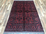 Afghan Rug Hand Knotted Oriental Rug Khal Mohammadi Afghan Area Rug 4'2X6'6