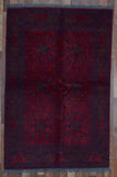 Afghan Rug Hand Knotted Oriental Rug Khal Mohammadi Afghan Area Rug 4'2X6'6