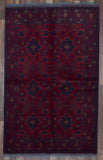 Afghan Rug Hand Knotted Oriental Rug Khal Mohammadi Afghan Area Rug 4'2X6'6