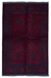 Afghan Rug Hand Knotted Oriental Rug Khal Mohammadi Afghan Area Rug 4'2X6'6