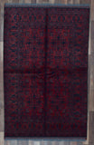 Afghan Rug Hand Knotted Oriental Rug Khal Mohammadi Afghan Area Rug 4'2X6'6