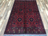 Afghan Rug Hand Knotted Oriental Rug Khal Mohammadi Afghan Area Rug 4'2X6'6