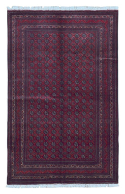 Afghan Rug Hand Knotted Oriental Rug Khal Mohammadi Afghan Area Rug 4'3X6'6