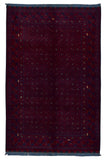 Afghan Rug Hand Knotted Oriental Rug Khal Mohammadi Afghan Area Rug 4'X5'10
