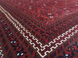 Afghan Rug Hand Knotted Oriental Rug Khal Mohammadi Afghan Area Rug 4'X5'6