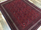 Afghan Rug Hand Knotted Oriental Rug Khal Mohammadi Afghan Area Rug 4'X5'6