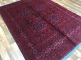 Afghan Rug Hand Knotted Oriental Rug Khal Mohammadi Afghan Area Rug 5'1X6'8