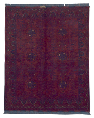 Afghan Rug Hand Knotted Oriental Rug Khal Mohammadi Afghan Area Rug 5'X6'1