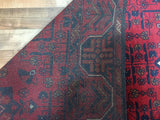 Afghan Rug Hand Knotted Oriental Rug Khal Mohammadi Afghan Area Rug 5'X6'6