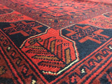 Afghan Rug Hand Knotted Oriental Rug Khal Mohammadi Afghan Area Rug 5'X6'7