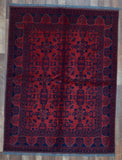 Afghan Rug Hand Knotted Oriental Rug Khal Mohammadi Afghan Area Rug 5'X6'7