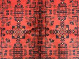 Afghan Rug Hand Knotted Oriental Rug Khal Mohammadi Afghan Area Rug 5'X6'7