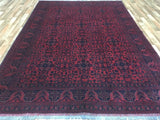 Afghan Rug Hand Knotted Oriental Rug Khal Mohammadi Afghan Area Rug 6'10X9'11