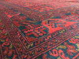 Afghan Rug Hand Knotted Oriental Rug Khal Mohammadi Afghan Area Rug 6'6x9'7