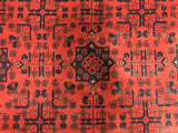 Afghan Rug Hand Knotted Oriental Rug Khal Mohammadi Afghan Area Rug 6'8X9'11