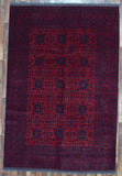Afghan Rug Hand Knotted Oriental Rug Khal Mohammadi Afghan Area Rug 6'8X9'11