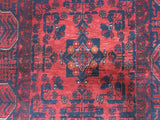 Afghan Rug Hand Knotted Oriental Rug Khal Mohammadi Afghan Rug 2'9X6'4