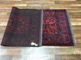 Afghan Rug Hand Knotted Oriental Rug Khal Mohammadi Afghan Rug 2'9X6'4