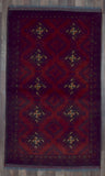 Afghan Rug Hand Knotted Oriental Rug Khal Mohammadi Afghan Rug 3'2X5'2