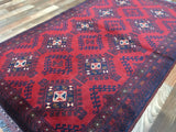 Afghan Rug Hand Knotted Oriental Rug Khal Mohammadi Afghan Rug 3'2X5'2