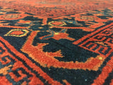 Afghan Rug Hand Knotted Oriental Rug Khal Mohammadi Afghan Rug 5'7X7'