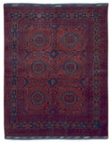 Afghan Rug Hand Knotted Oriental Rug Khal Mohammadi Afghan Rug 5'7X7'