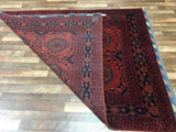 Afghan Rug Hand Knotted Oriental Rug Khal Mohammadi Afghan Rug 5'7X7'
