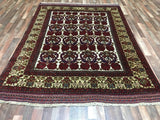 Afghan Rug Hand Knotted Oriental Rug Khal Mohammadi Afghan Rug 6'6X9'