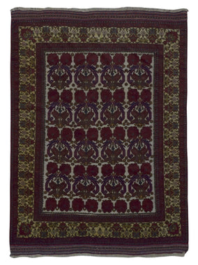 Afghan Rug Hand Knotted Oriental Rug Khal Mohammadi Afghan Rug 6'6X9'