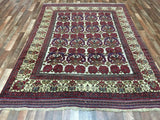 Afghan Rug Hand Knotted Oriental Rug Khal Mohammadi Afghan Rug 6'6X9'