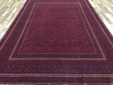 Afghan Rug Hand Knotted Oriental Rug Khal Mohammadi Afghan Rug 6'7X9'7