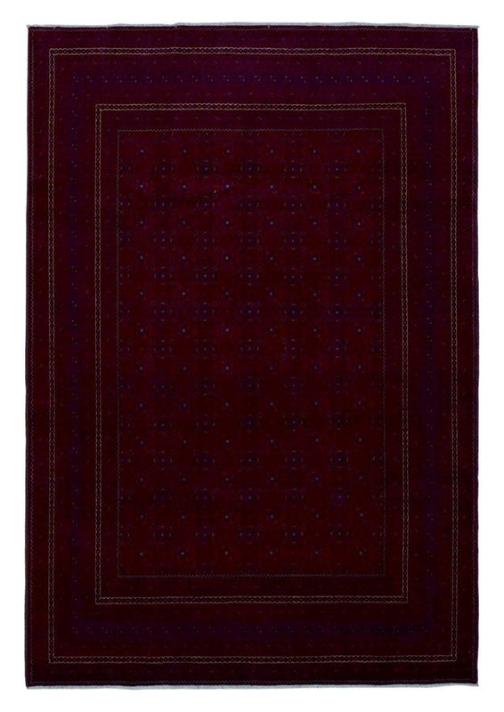 Afghan Rug Hand Knotted Oriental Rug Khal Mohammadi Afghan Rug 6'7X9'7