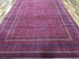 Afghan Rug Hand Knotted Oriental Rug Khal Mohammadi Afghan Rug 6'7X9'7