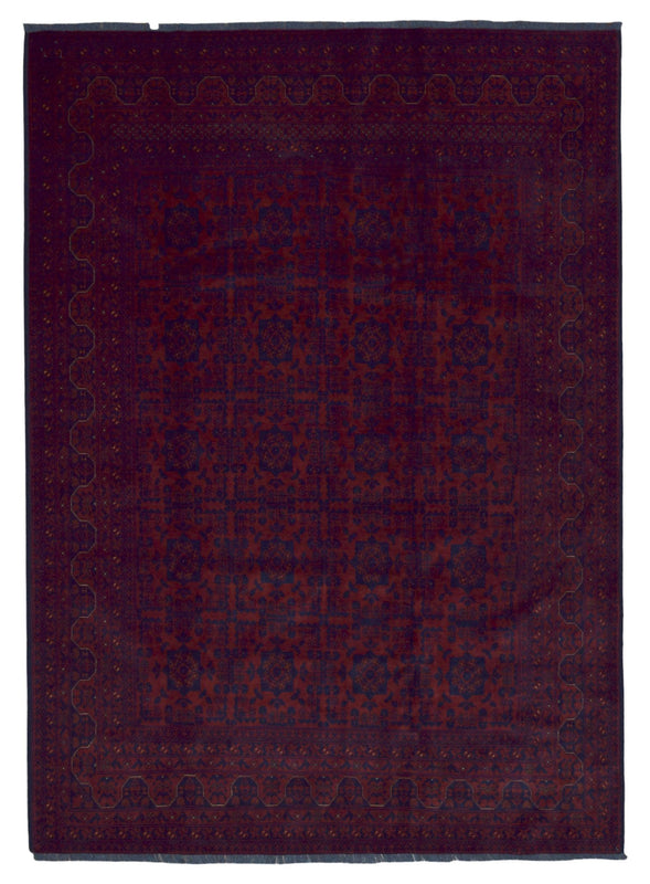Afghan Rug Hand Knotted Oriental Rug Khal Mohammadi Afghan Rug 6'8X9'3