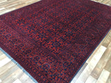 Afghan Rug Hand Knotted Oriental Rug Khal Mohammadi Afghan Rug 6'8X9'3