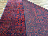 Afghan Rug Hand Knotted Oriental Rug Khal Mohammadi Afghan Rug 6'8X9'3
