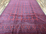 Afghan Rug Hand Knotted Oriental Rug Khal Mohammadi Afghan Rug 6'8X9'3